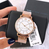  Shop Authentic Marc Jacobs Roxy White Dial Rose Gold Steel Strap Watch for Women - MJ3523 - Luxxuri