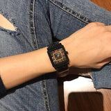  Shop Authentic Guess Highline Black Dial Black Mesh Bracelet Watch for Women - W0826L4 - Luxxuri