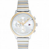  Shop Authentic Tommy Hilfiger Blake Silver Dial Two Tone Steel Strap Watch for Women - 1781908 - Luxxuri
