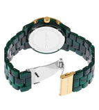  Shop Authentic Michael Kors Runway Chronograph Green Dial Green Steel Strap Watch for Women - MK7422 - Luxxuri