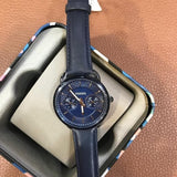  Shop Authentic Fossil Tailor Blue Dial Blue Leather Strap Watch for Women - ES4092 - Luxxuri