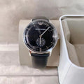  Shop Authentic Emporio Armani Gianni Quartz Black Dial Black Leather Strap Watch For Men - AR0382 - Luxxuri