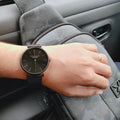 Coach Charles Black Dial Black Mesh Bracelet Watch for Men - 14602148