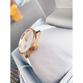  Shop Authentic Calvin Klein Accent Silver Dial White Leather Strap Watch for Women - K2Y236K6 - Luxxuri