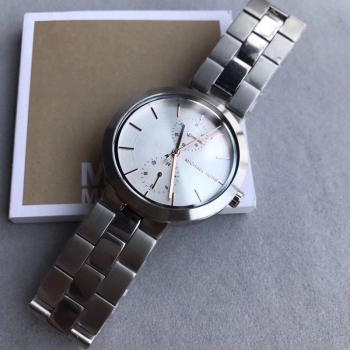  Shop Authentic Michael Kors Garner Analog Silver Dial Silver Steel Strap Watch For Women - MK6407 - Luxxuri