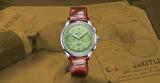  Shop Authentic Breitling Premier B09 Chronograph 40 Green Dial Brown Leather Strap Watch for Men - AB0930D31L1P1 - Luxxuri