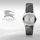  Shop Authentic Burberry The City Silver Dial Multicolored Leather Strap Watch for Women - BU1873 - Luxxuri