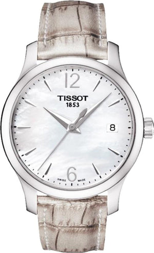  Shop Authentic Tissot T Classic Tradition Lady Quartz Watch For Women - T063.210.17.117.00 - Luxxuri