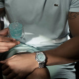  Shop Authentic Maurice Lacroix Aikon Automatic Sky Blue Dial Silver Steel Strap Watch For Men - AI6008-SS00F-431-C - Luxxuri