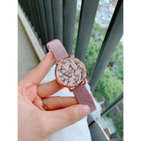  Shop Authentic Guess Mariposa Pink Dial Pink Leather Strap Watch for Women - GW0008L2 - Luxxuri