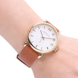  Shop Authentic Marc Jacobs Baker White Dial Brown Leather Strap Watch for Womern - MBM1316 - Luxxuri
