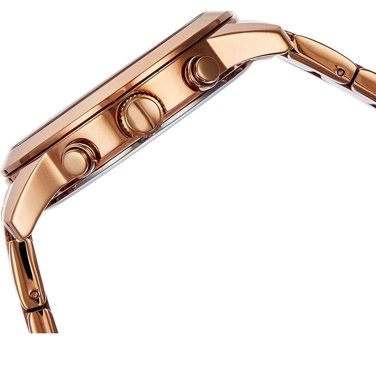  Shop Authentic Guess Mini Sunrise Multi Function Analog Turquoise Dial Rose Gold Steel Strap Watch For Women - W0448L8 - Luxxuri