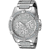  Shop Authentic Guess Frontier Diamonds Silver Dial Silver Steel Strap Watch For Women - W1156L1 - Luxxuri