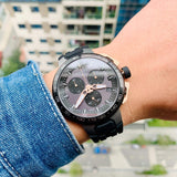  Shop Authentic Tissot T Race Cycling Chronograph Black Dial Black Rubber Strap Watch For Men - T111.417.37.441.07 - Luxxuri