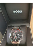  Shop Authentic Hugo Boss Rafale Chronograph Black Dial Silver Steel Strap Watch for Men - 1513509 - Luxxuri
