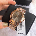  Shop Authentic Marc Jacobs Amy Mother of Pearl Black Dial Rose Gold Steel Strap Watch for Women - MBM8610 - Luxxuri