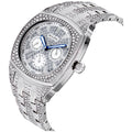  Shop Authentic Bulova Crystal Collection Phantom Silver Dial Silver Steel Strap Watch for Men - 96C002 - Luxxuri
