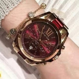  Shop Authentic Michael Kors Bradshaw Burgundy Dial Two Tone Steel Strap Watch for Women - MK6270 - Luxxuri