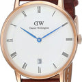 Shop Authentic Daniel Wellington Dapper St Mawes White Dial Brown Leather Strap Watch For Women - DW00100091 - Luxxuri