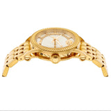  Shop Authentic Versace Code Quartz Silver Dial Gold Steel Strap Watch For Men - VEPO00420 - Luxxuri