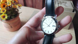  Shop Authentic Burberry The City White Dial Black Leather Strap Watch for Men - BU9008 - Luxxuri