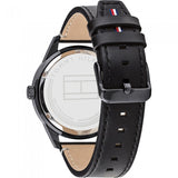  Shop Authentic Tommy Hilfiger Austin Black Dial Black Leather Strap Watch for Men - 1791638 - Luxxuri