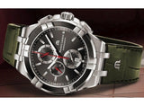  Shop Authentic Maurice Lacroix Aikon Chronograph Black Dial Green Leather Strap Watch for Men - AI1018-PVB21-330-1 - Luxxuri