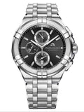  Shop Authentic Maurice Lacroix Aikon Chronograph Black Dial Silver Steel Strap Watch for Men - AI1018-SS002-330-1 - Luxxuri