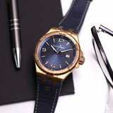  Shop Authentic Maurice Lacroix Aikon Limited Edition Blue Dial Blue Leather Strap Watch For Men - AI6008-BRZ01-420-1 - Luxxuri