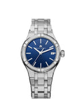  Shop Authentic Maurice Lacroix Aikon Date Blue Dial Silver Steel Strap Watch for Men - AI1108-SS002-430-1 - Luxxuri