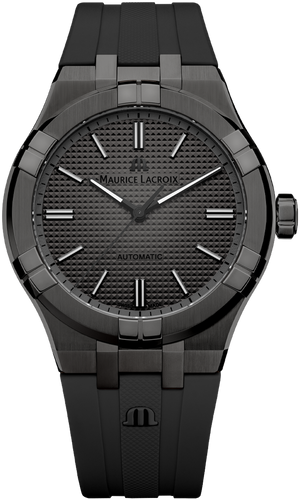  Shop Authentic Maurice Lacroix Aikon Automatic Gunmetal Dial Black Rubber Strap Watch For Men - AI6008-PVB00-330-2 - Luxxuri