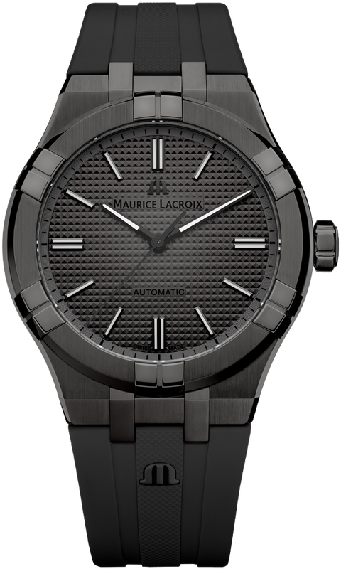  Shop Authentic Maurice Lacroix Aikon Automatic Gunmetal Dial Black Rubber Strap Watch For Men - AI6008-PVB00-330-2 - Luxxuri