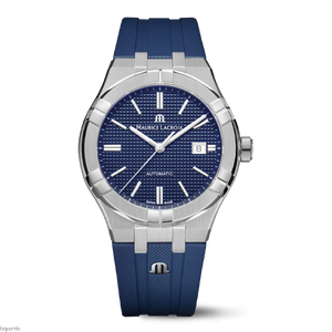  Shop Authentic Maurice Lacroix Aikon Automatic Date Blue Dial Blue Silicone Strap Watch For Men - AI6008-SS000-430-4 - Luxxuri