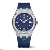  Shop Authentic Maurice Lacroix Aikon Automatic Date Blue Dial Blue Silicone Strap Watch For Men - AI6008-SS000-430-4 - Luxxuri