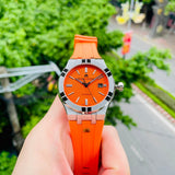  Shop Authentic Maurice Lacroix Aikon Limited Edition Automatic Date Orange Dial Silver Steel Strap Watch For Men - AI6008-SS00F-530-1 - Luxxuri