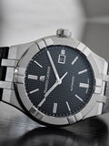  Shop Authentic Maurice Lacroix Aikon Automatic Chronograph Black Dial Black Leather Strap Watch for Men - AI1808-SS000-330-2 - Luxxuri