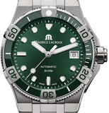  Shop Authentic Maurice Lacroix Aikon Venturer Green Dial Silver Steel Strap Watch for Men - AI6057-SSL52-630-1 - Luxxuri