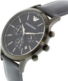  Shop Authentic Emporio Armani Renato Chronograph Quartz Blue Dial Blue Leather Strap Watch For Men - AR2481 - Luxxuri