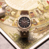  Shop Authentic Maurice Lacroix Aikon Automatic Brown Dial Brown Leather Strap Watch For Men - AI6008-BRZ01-730-3 - Luxxuri