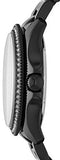  Shop Authentic Fossil Cecile Multi Function Crystals Black Dial Black Steel Strap Watch for Women - AM4522 - Luxxuri