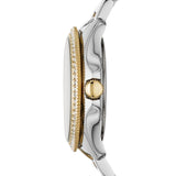  Shop Authentic Fossil Cecile White Dial Two Tone Steel Strap Watch for Women - AM4543 - Luxxuri