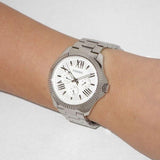  Shop Authentic Fossil Cecile Multifunction Silver Dial Silver Steel Strap Watch for Women - AM4509 - Luxxuri