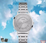  Shop Authentic Guess Montauk Silver Dial Stainless Steel Watch For Women - W0933L1 - Luxxuri