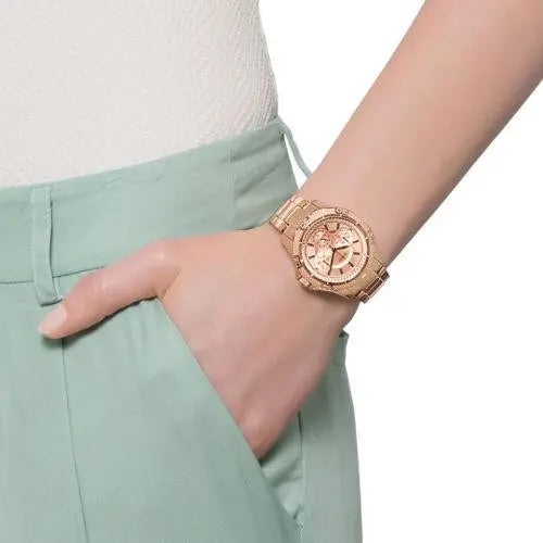  Shop Authentic Guess Phantom Mini Rose Gold Dial Rose Gold Steel Strap Watch for Women - W0235L3 - Luxxuri