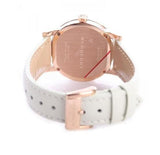  Shop Authentic Burberry The City Diamonds White Dial White Leather Strap Watch for Women - BU9130 - Luxxuri