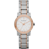  Shop Authentic Burberry The City Silver Dial Two Tone Steel Strap Watch for Women - BU9205 - Luxxuri
