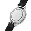  Shop Authentic Daniel Wellington Petite Ashfield Black Dial Black Mesh Strap Watch For Women - DW00100202 - Luxxuri