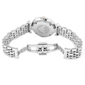 Emporio Armani Gianni T Bar Pink Mother of Pearl Dial Silver Steel Strap Watch For Women - AR1779