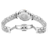  Shop Authentic Emporio Armani Gianni T Bar Pink Mother of Pearl Dial Silver Steel Strap Watch For Women - AR1779 - Luxxuri