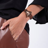  Shop Authentic Guess Fame Quartz Rose Gold Dial Brown Leather Strap Watch For Women - GW0548L2 - Luxxuri
